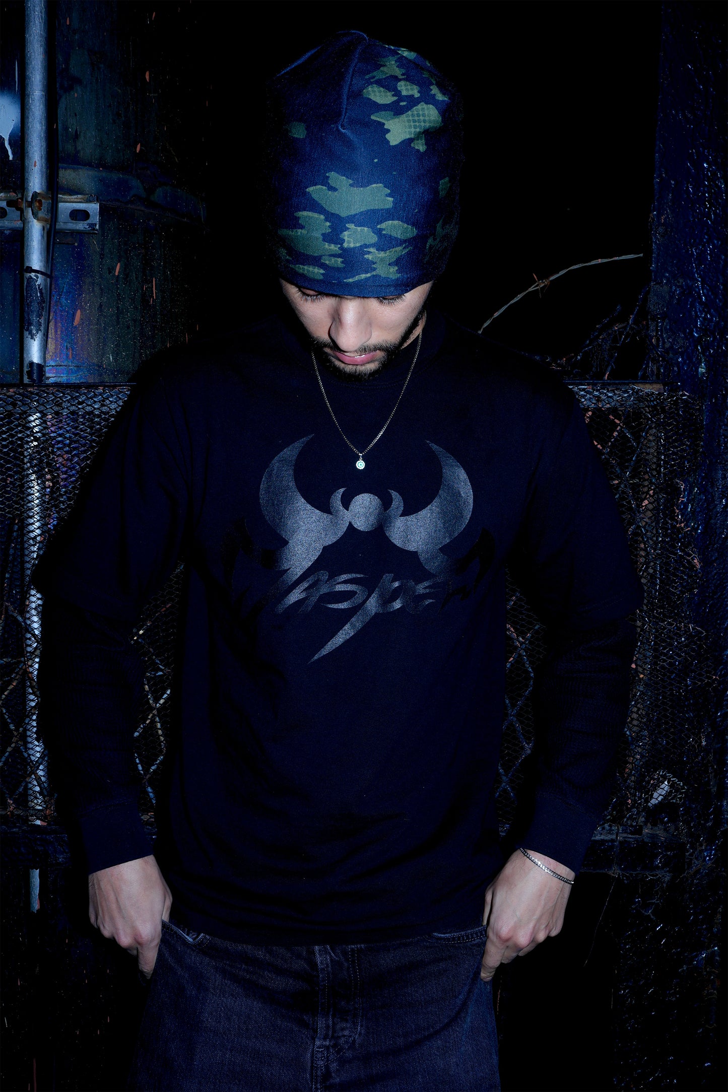 Stealth Black logo tee